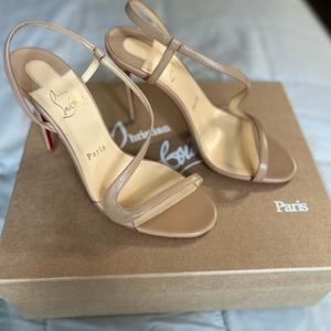 Christian Louboutin Rosalie 100 37 Nude